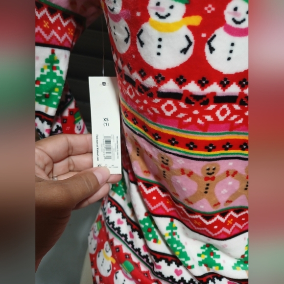 No Boundaries Holiday Snowman and Gingerbread Sweater - Picture 6 of 7